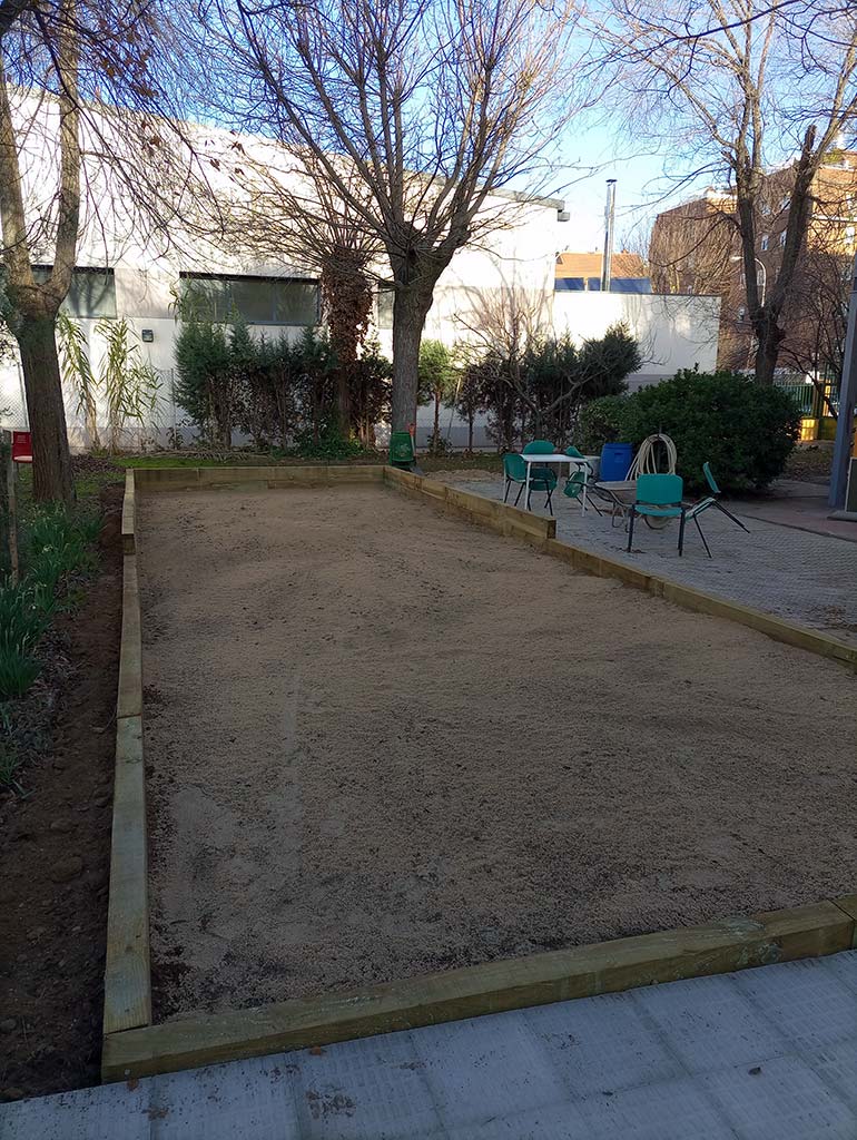 Rehabilitación jardines del centro de mayores